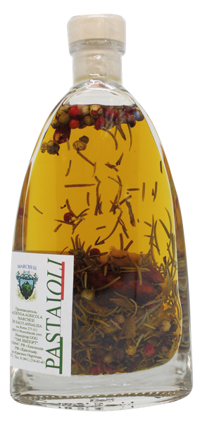 Изображение Масло оливковое Марчези из Лацио с травами и специями Марчези с/б, 100 мл