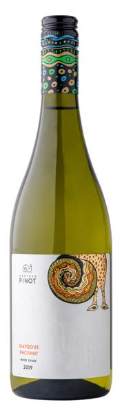 Изображение Вино белое сухое стиль №2 Шардоне Рислинг ЗГУ гравитация Шато Пино с/б, 0,75 л