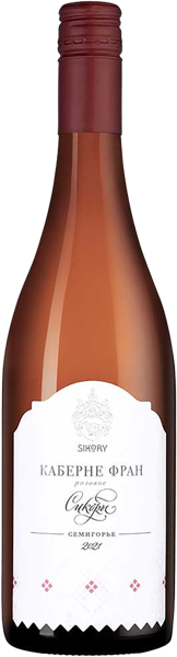 Изображение Вино розовое сухое Каберне Фран ЗНМП имение сикоры Имение Сикоры с/б, 0,75 л