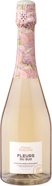 Изображение Вино игристое белое брют Шато Тамань ЗГУ флерс дю сюд Кубань Вино с/б, 0,75 л