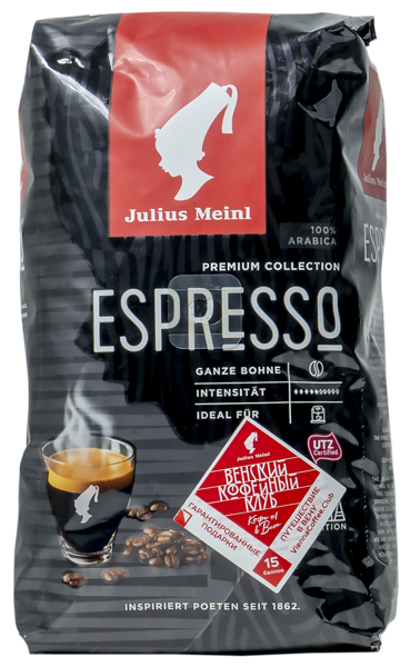 Изображение Кофе в зернах Юлиус Майнл гранд эспрессо Юлиус Майнл Италия м/у, 500 г