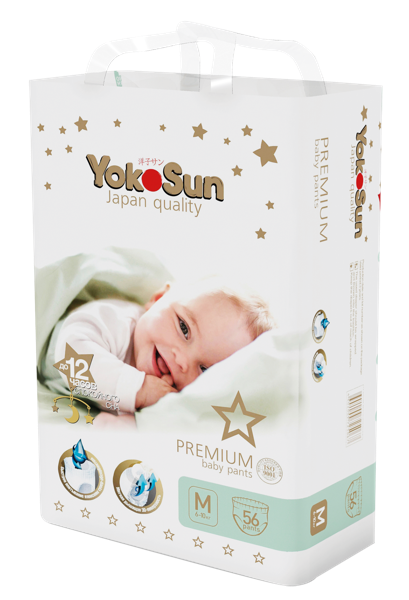 Изображение Трусики М 6-10 кг Йокосан премиум Азия Лайф м/у, 56 шт
