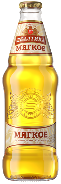 Изображение Пиво светлое Лагер 4,7% Балтика №7 мягкое Балтика ПК с/б, 0,44 л