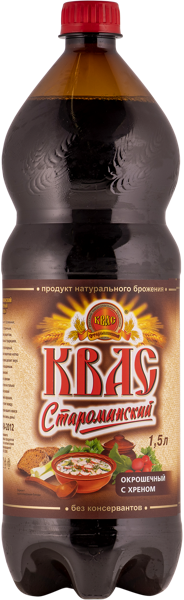 Изображение Квас с хреном Староминский окрошечный Прибой п/б, 1,5 л