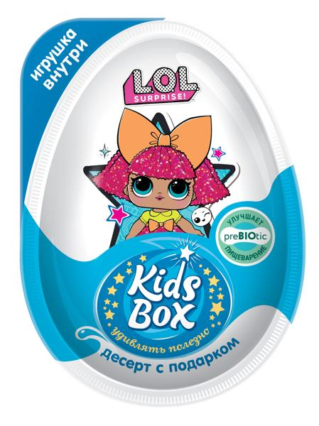 Изображение Паста шоколадная яйцо Кидсбокс Лол для девочек десерт с подарком Конфитрейд м/у, 20 г