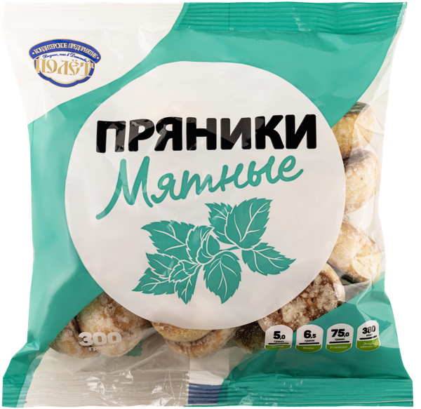 Изображение Пряники Полет мятные Полет м/у, 300 г