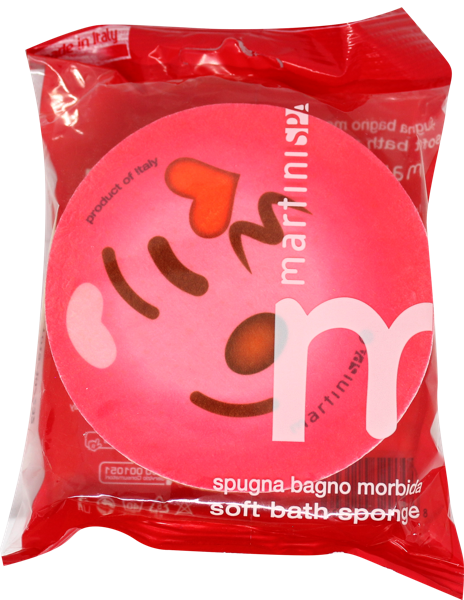 Изображение Губка для тела детская Мартини смайлик Мартини спа м/у, 1 шт
