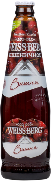 Изображение Пивной напиток светлый Лагер 4,0% Бочкари вайс берг вишня Бочкаревский ПЗ с/б, 0,44 л