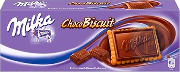 Изображение Печенье Милка чоко бискитс Мондэлис м/у, 150 г