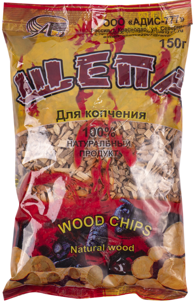 Изображение Щепа для копчения Фруктовая Адис 777 м/у, 150 г