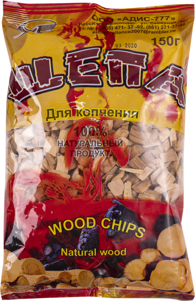 Изображение Щепа для копчения Ольха Адис 777 м/у, 150 г
