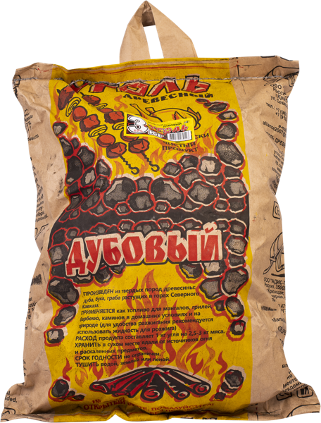 Изображение Уголь дубовый Древесный Адис 777 к/у, 3 КГ