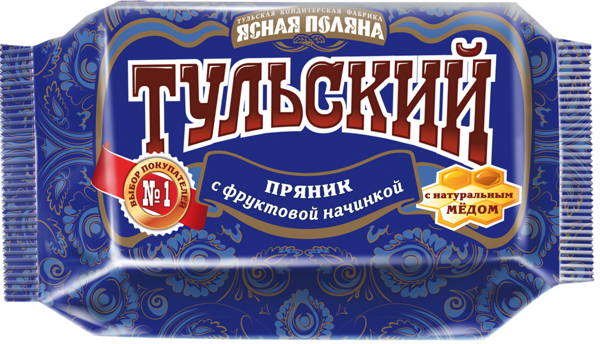 Изображение Пряник Тульский с фруктовой начинкой ОК Красный Октябрь м/у, 45 г