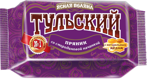 Изображение Пряник Тульский со смородиной ОК Красный Октябрь м/у, 45 г