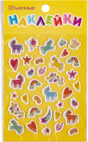 Изображение Наклейки объемные Домашняя кухня пасхальные Домашняя кухня м/у, 1 шт