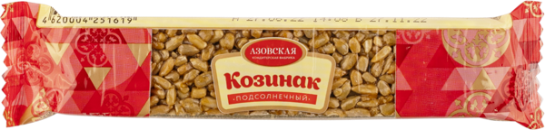 Изображение Козинак Азовская КФ подсолнечный Азовская КФ м/у, 50 г
