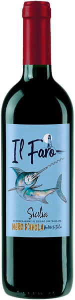 Изображение Вино красное сухое стиль №1 Неро Д Авола Сицилия ил фаро Гадоро с/б, 0,75 л