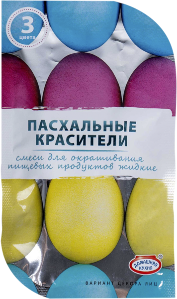 Изображение Красители пищевые жидкие Домашняя кухня 3 цвета Топ Продукт м/у, 1 шт