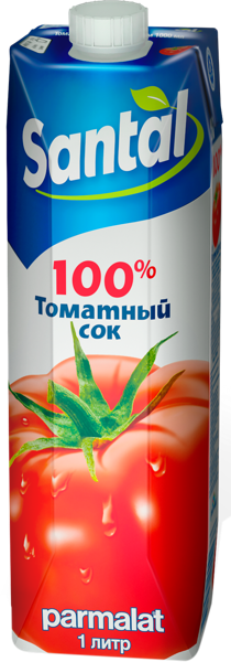 Изображение Сок Сантал томат Пармалат т/п, 1 л