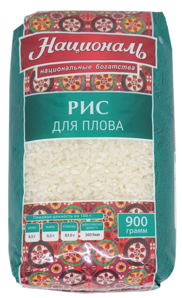 Изображение Рис среднезерный Националь для плова Ангстрем м/у, 900 г