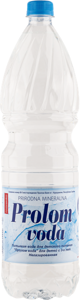 Изображение Мин вода негаз pH 8,8-9,2 Пролом Вода АдПланинка п/б, 1,5 л