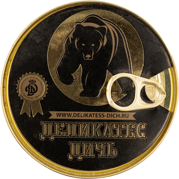 Изображение Медвежатина Деликатес дичь тушеная Деликатес дичь ж/б, 325 г