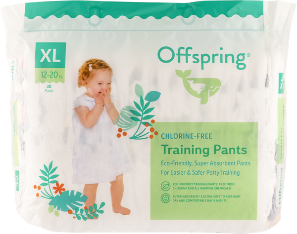 Изображение Трусики XL 12-20кг Оффспринг рыбки лес риф Фуджиан Блю м/у, 30 шт