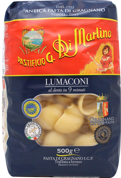 Изображение Макароны из твердых сортов Ди Мартино из Граньяно лумакони Ди Мартино м/у, 500 г