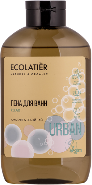 Изображение Пена для ванны Эколатье урбан БИО амарант белый чай ЭкоЛаборатория п/у, 600 мл