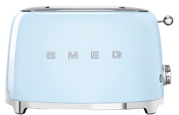 Изображение Тостер голубой Смег на 2 хлебца Смег к/у, 1 шт