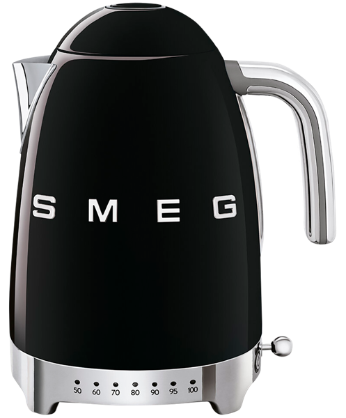 Изображение Чайник 1,7л черный Смег электрический с рег.темп. Смег к/у, 1 шт