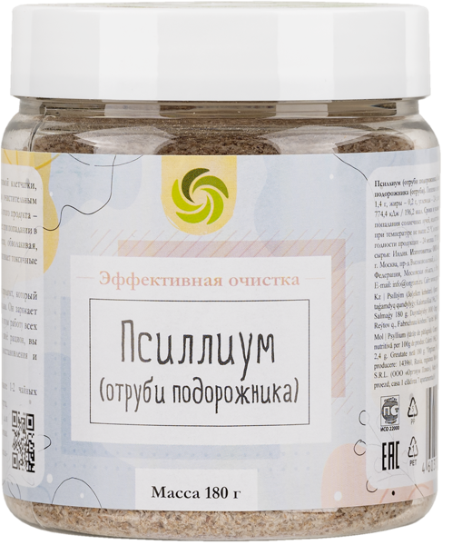 Изображение Отруби подорожника Оргтиум псиллиум Оргтиум п/у, 180 г