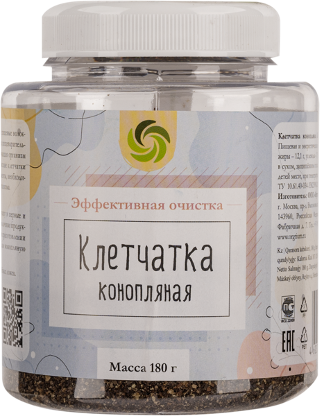 Изображение Клетчатка конопляная Оргтиум Оргтиум п/б, 180 г