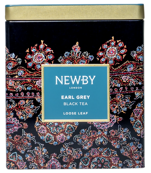 Изображение Чай черный с бергамотом Ньюби эрл грей Ньюби Тиз ж/б, 125 г