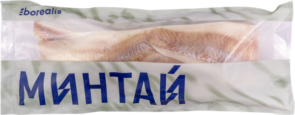 Изображение Рыба замороженная Бореалис минтай филе без кожи Норебо Ру м/у, 650 г