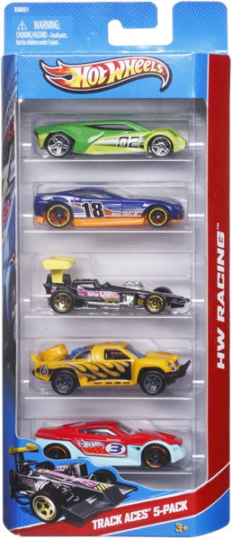 Изображение Машина в ассортименте Хот вилс базовая Маттэл к/у, 5 шт