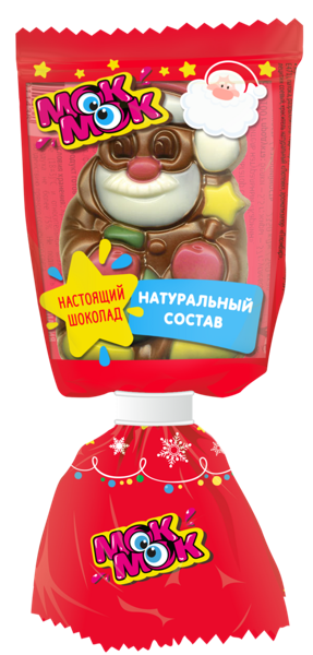 Изображение Шоколад на палочке Новогодняя коллекция с печеньем МОК м/у, 24 г