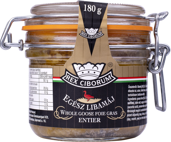 Изображение Фуа-гра гусиная Рекс Сиборум натуральная цельная Мериан Фудс с/б, 180 г