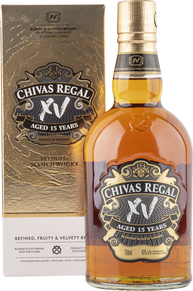 Изображение Виски купажированный Чивас Ригал 15 лет Чивас Бразерс п/у, 0,75 л