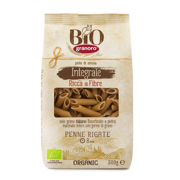 Изображение Макароны цельнозерновые Граноро из Апулии БИО интеграле пенне №103 Аттилио м/у, 500 г