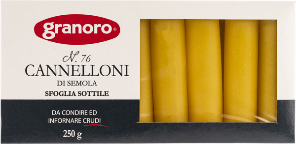 Изображение Макароны из твердых сортов Граноро из Апулии каннеллони № 76 Аттилио кор, 250 г