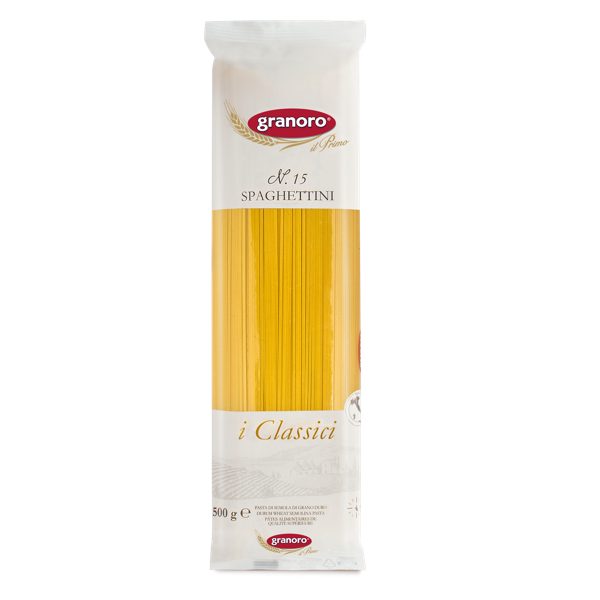 Изображение Макароны из твердых сортов Граноро из Апулии спагеттини №15 Аттилио м/у, 500 г