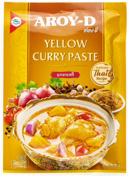 Изображение Паста Арой-д карри желтая Тай Агри м/у, 50 г