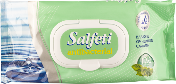 Изображение Салфетки влажные для рук Салфети антибактериальные Авангард ООО м/у, 120 шт