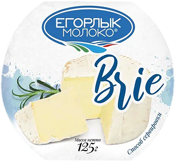 Изображение Сыр с плесневой корочкой Егорлык Молоко бри Егорлык Молоко кор, 125 г