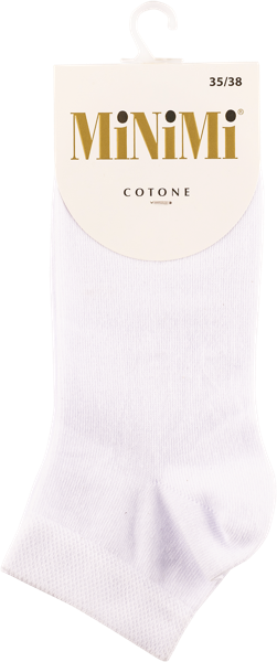Изображение Носки размер 35-38 женские Миними котон 1201 бьянко Миними к/у, 1 пара