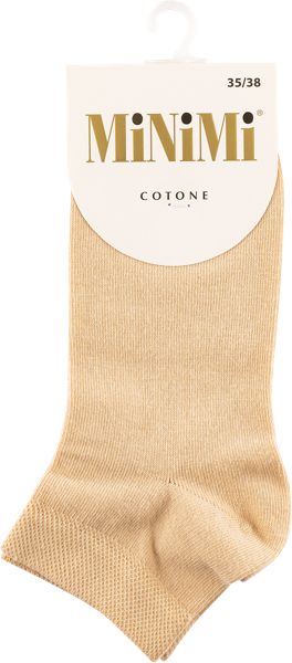 Изображение Носки размер 35-38 женские Миними котон 1201 беж Миними к/у, 1 пара