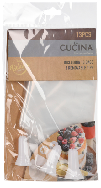 Изображение Мешок кондитерский Купман одноразовый с 3 насадками Купман Интернэшнл м/у, 10 шт