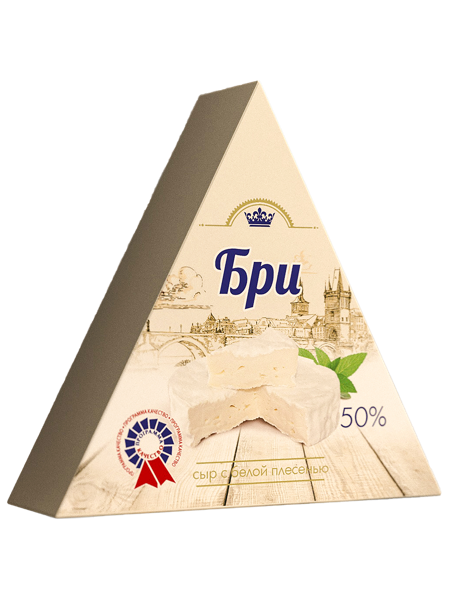 Изображение Сыр 50% с плесневой корочкой Калория бри Фирма калория кор, 90 г