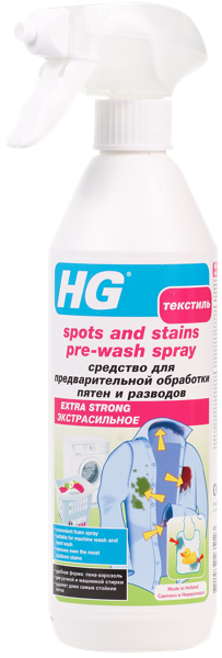 Изображение Пятновыводитель для белья Эйчджи предварительная обработка ЭйчДжи п/у, 500 мл